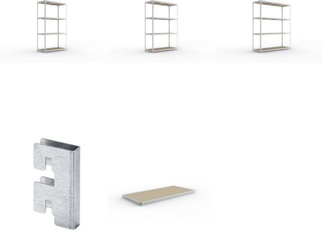 Set META-Regalbau GmbH & Weitspannregal vzk 1700x800x2970 Spanp. +...