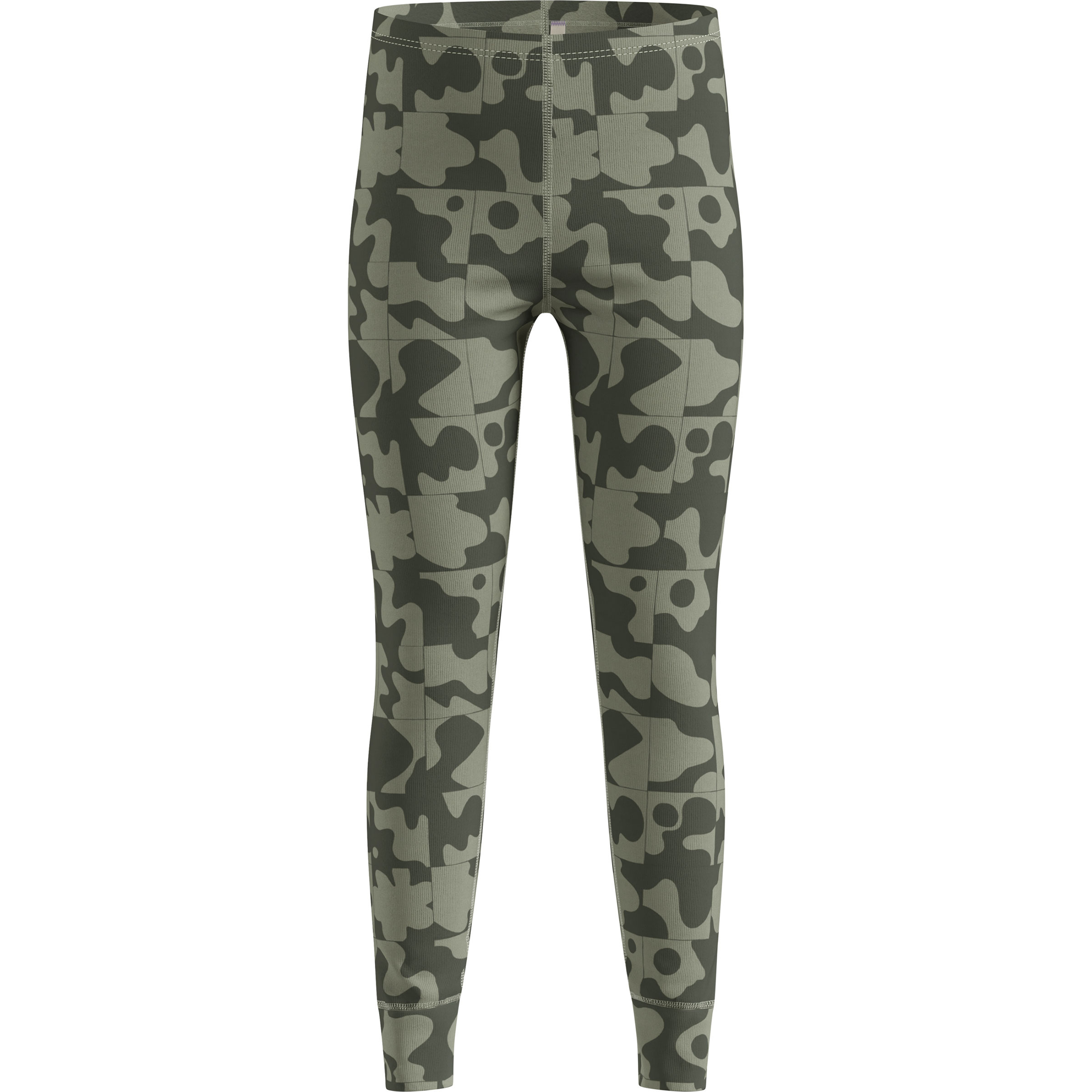 Odlo Active Warm Graphic Hose Kinder Lange Unterhose oliv Größe 164 Elastisch