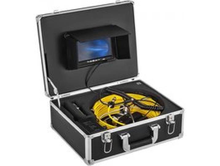 VEVOR 20M Caméra d'inspection des égouts Moniteur 7 pouces LCD DVR Système d'inspection de canalisations étanches Kit de caméra Endoscope (20M 7 pouces)