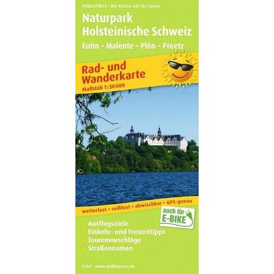 Publicpress Rad- und Wanderkarte Naturpark Holsteinische Schweiz, Eutin, Malente, Plön, Preetz 1:50.000, Sonstige von , KOMPASS Freytag & Berndt,