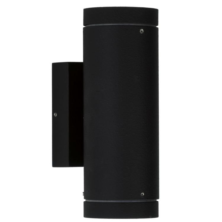 Albert Up down buitenlamp Cylinder zwart aluminium