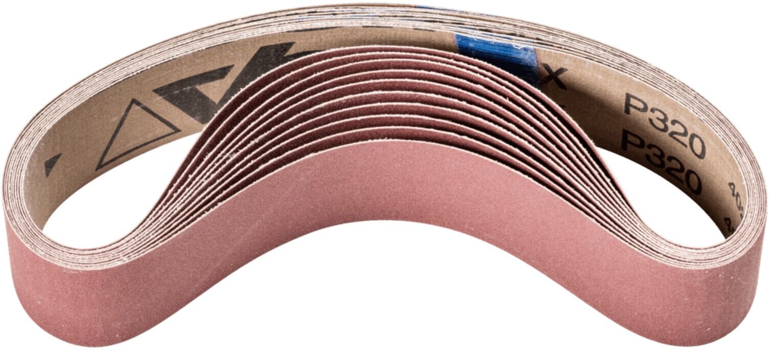 PFERD TOOLS Korund Schleifband BA 35x450mm A320 für universelle Anwendung mit Rohrbandschleifer (45005232)