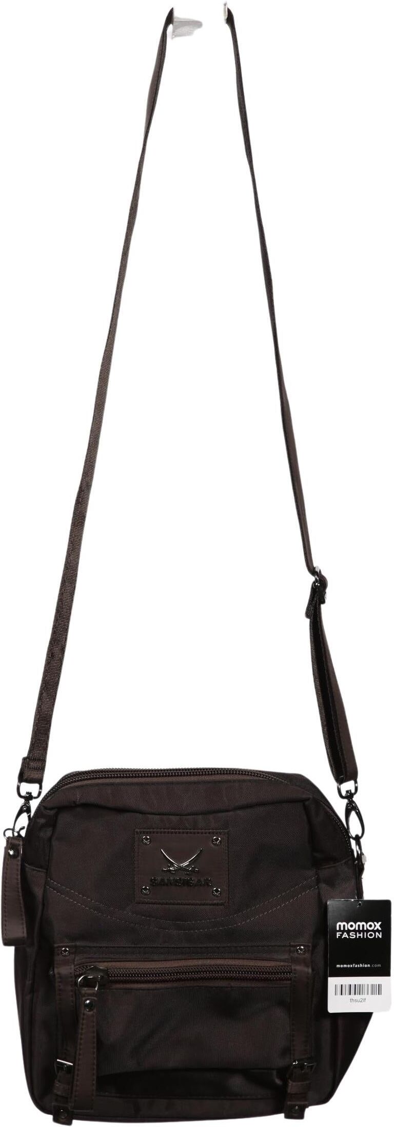 Sansibar Damen Handtasche klein, Braun, Synthetik - Second Hand