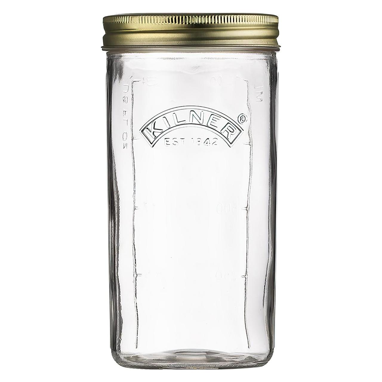 Kilner Wide Mouth Preserve Jar (1 Stk., 1 l) (B0B74PNLKB)