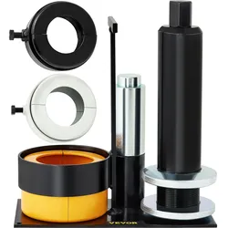 VEVOR Ritzellager-Abzieher Lagerabzieher 11,3 cm + 11,3 cm + 13,2 cm Set, für Dana 30, 40, 60, 70 und Ford 10,25 Zoll