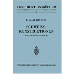 Schweisskonstruktionen, Fachbücher von Richard Hänchen