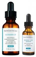 SkinCeuticals Routine Anti-Imperfections Silymarin + Âge Défense - Routine 2 Produits