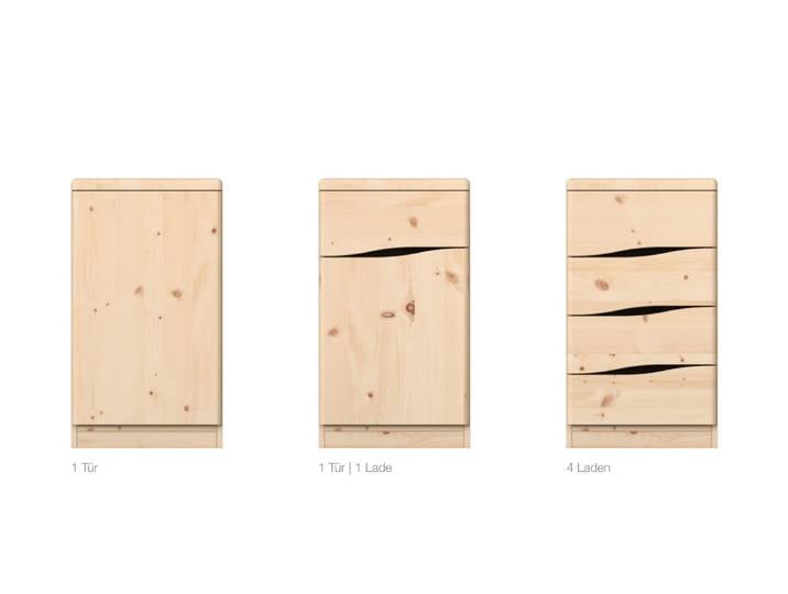 Zirbenkommode „Sophie“ 50 cm Massivholz Zirbe