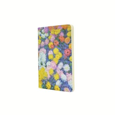 Notizheft, Monets Chrysanthemen, A5, Liniert