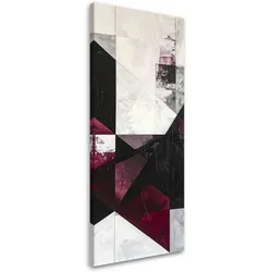 LEINWANDBILD 3D und geometrisch 30x90cm
