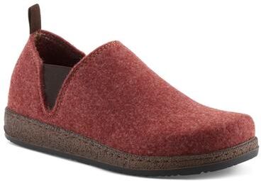 Women's Stepin Flat Shoes by Flexus by Spring Step in Rust (Size 10 1/2 M)