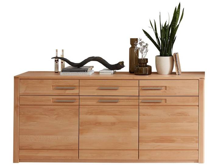Sideboard NATURE ONE Front Kernbuche Massivholz - 3-türig - 190 cm