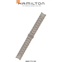 Hamilton - Khaki Navy Band-set Edelstahl H695.772.100 - silber