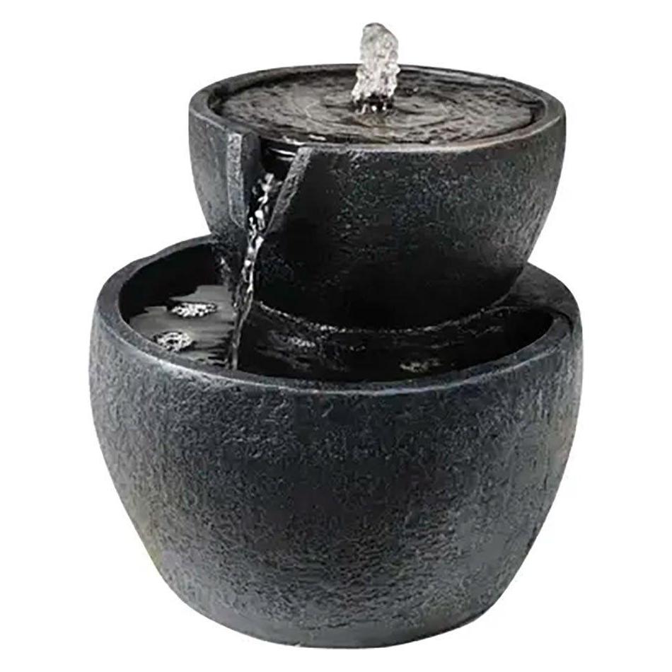 Lumineo Polyresin solar fountain, for outdoors ip68, ø20 x 20,5 cm (67604992)
