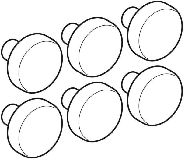 Geberit Puffer 598135000 für WC-Deckel