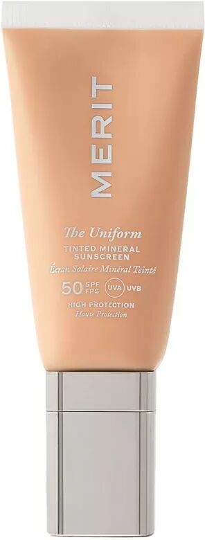 Merit Beauty - The Uniform - Getöntes mineralisches Sonnenschutz-Fluid LSF 50, 50 ml, Shade