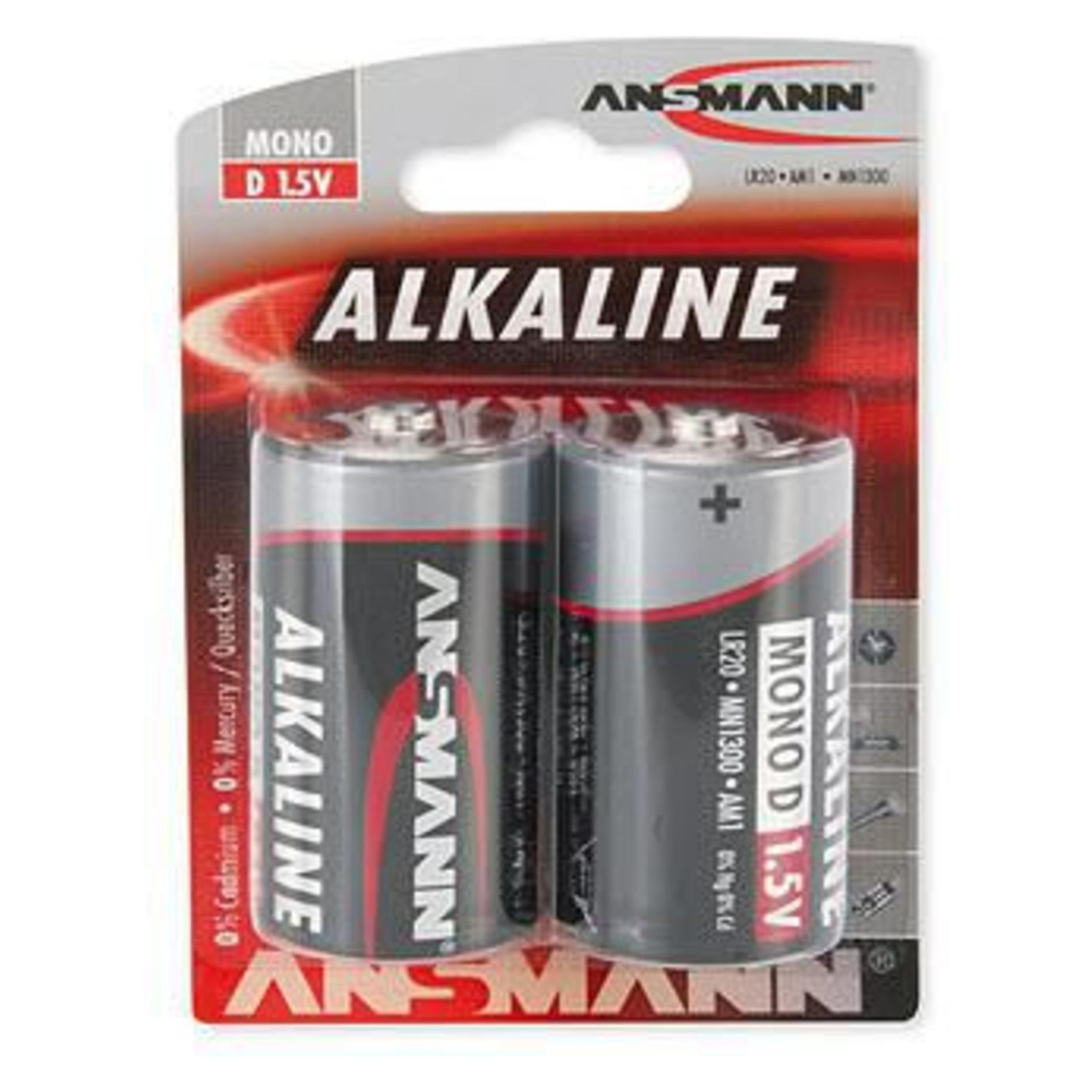 Ansmann D LR 20 Red-Line (2 Stk., D, 16000 mAh) (1514-0000)