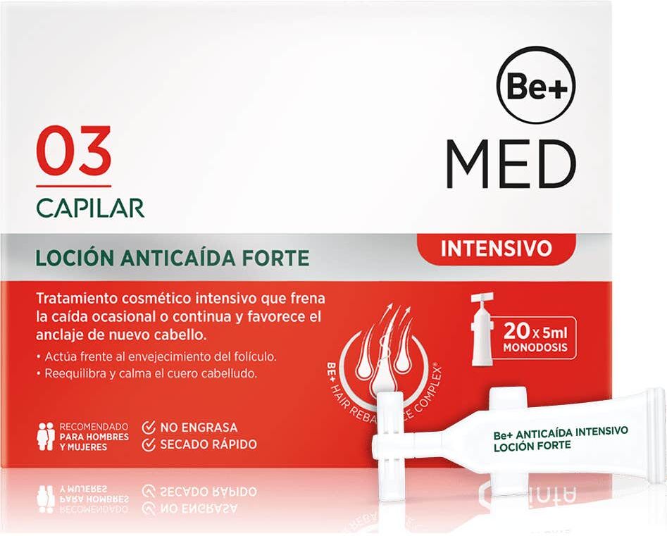Be+ Anticaida Intensivo Locion Forte Ampollas 20uds