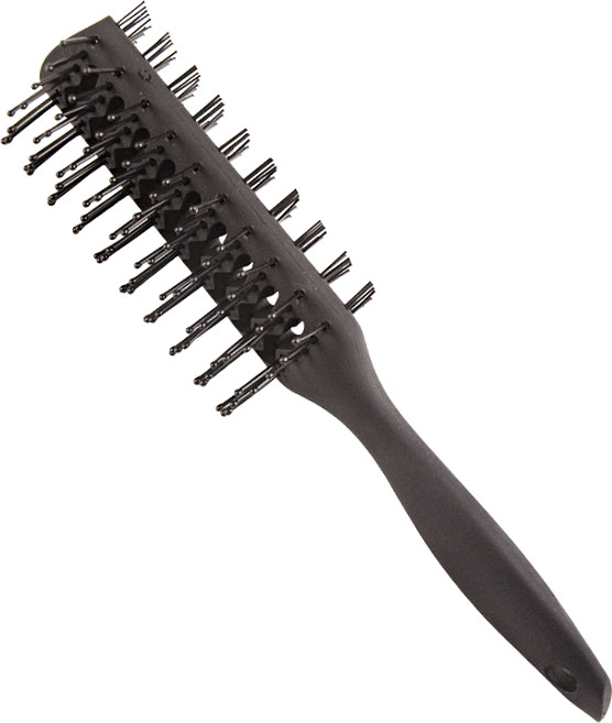 Hairway Tunnelbürste "Carbon Advance" / Doppelseitig 08255