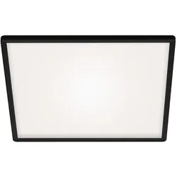 Briloner, Deckenleuchte, Ultraflaches LED Panel mit LED Backlight, schwarz,1xLED/22W (3000 lm)