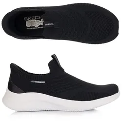 SKECHERS Damen-Slipper Ultra Flex 4.0 Strick Hands Free Slip-Ins®