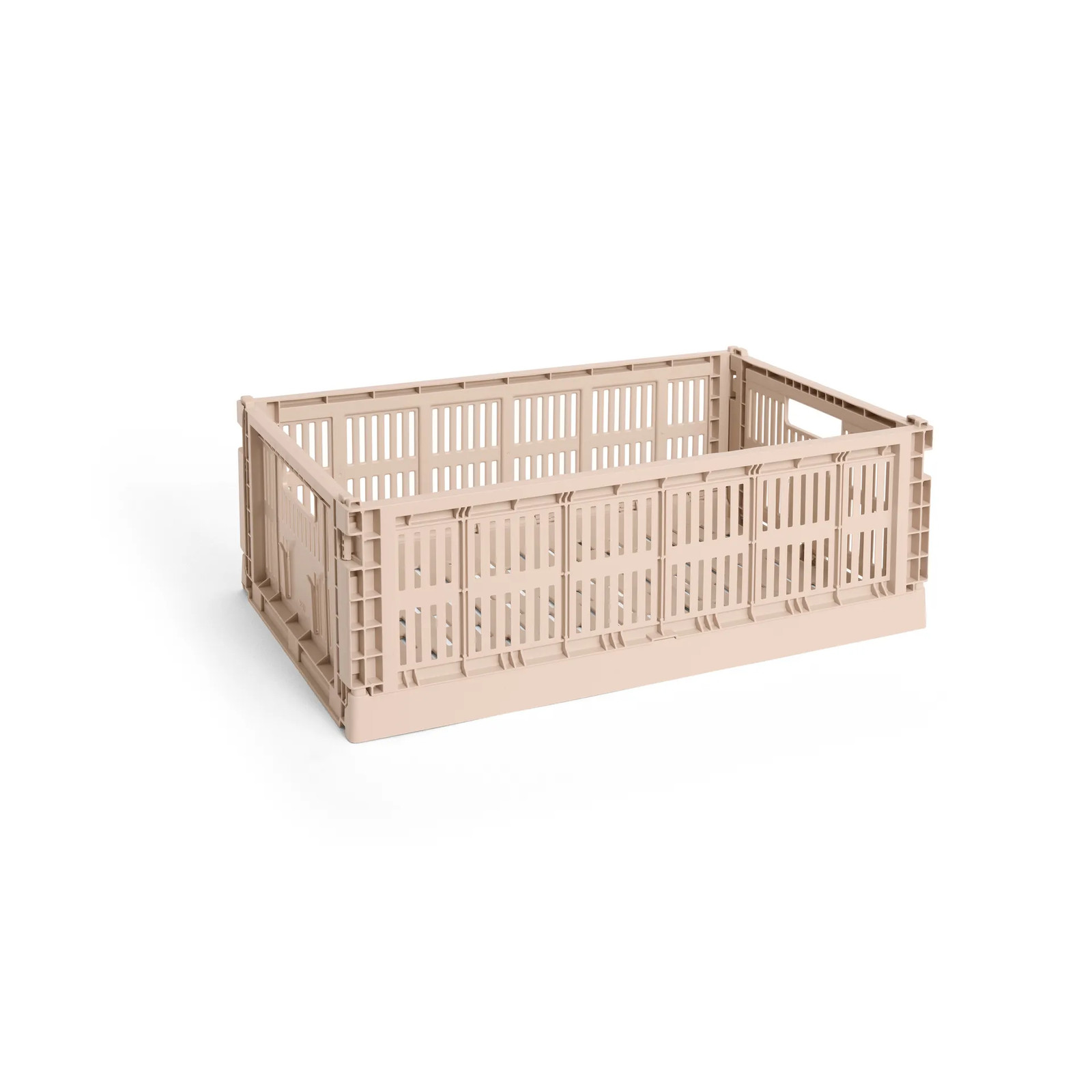 HAY Colour Crate L Plastic Pink Beige 34,5 x 53 cm