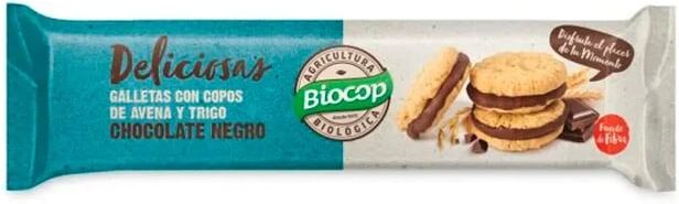 Biocop Deliciosas Bolachas Com Flocos De Aveia E Trigo Chocolate Preto 150g Chocolate Preto