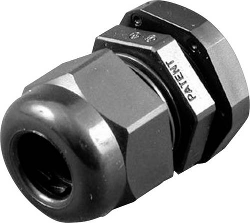 Hammond Electronics 1427CG7 Zugentlastung Klemm-Ø (max.) 6.5mm Polyamid Schwarz 1St.