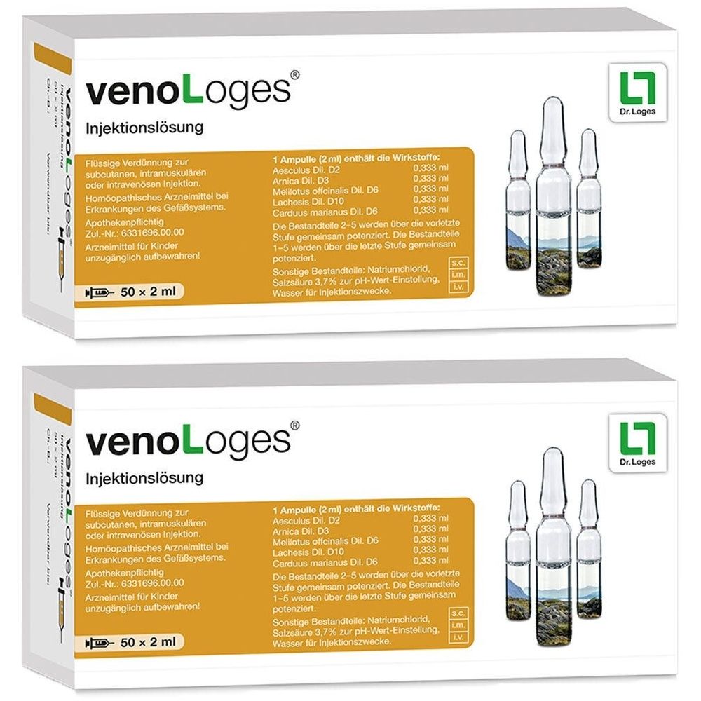 Venologes Injektionslösung Ampullen x2 2x50x2 ml
