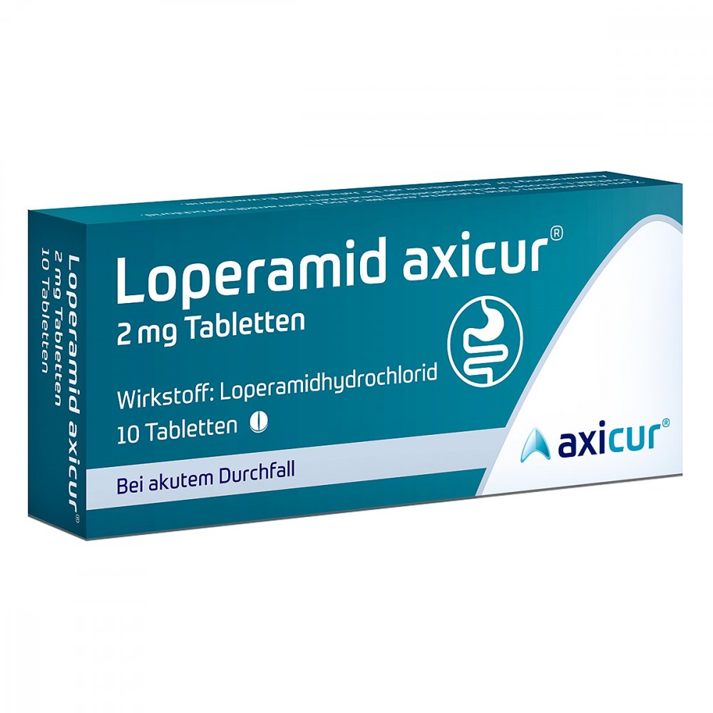 axicorp Pharma GmbH Loperamid axicur 2 mg Tabletten 14299913