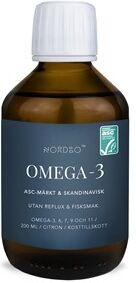 NORDBO Omega-3, ASC 200 ml. Kosttilskud 200 ml