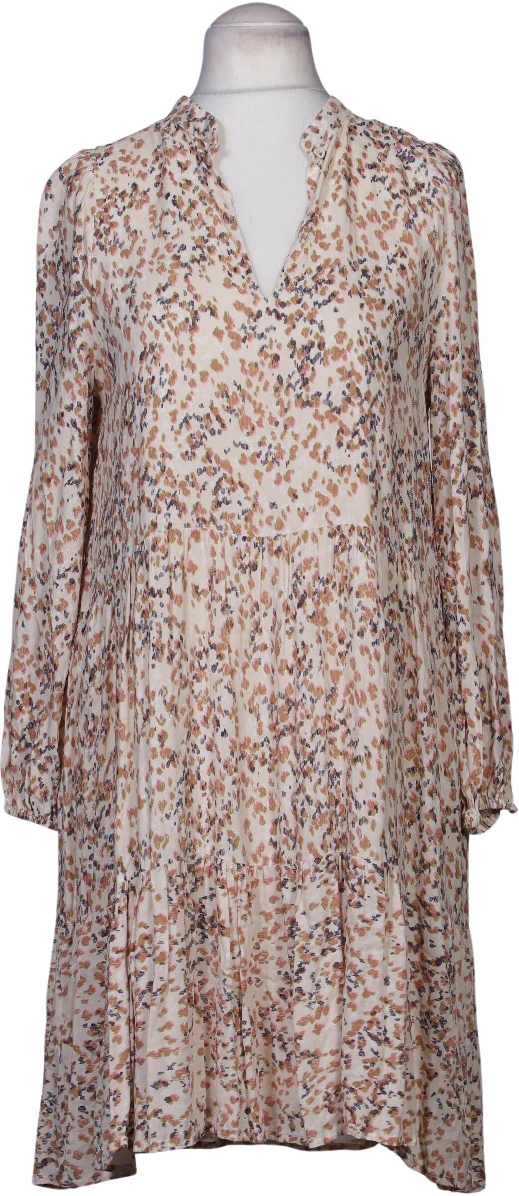 Second Female Damen Kleid, Beige, Gr. S, Viskose - Second Hand
