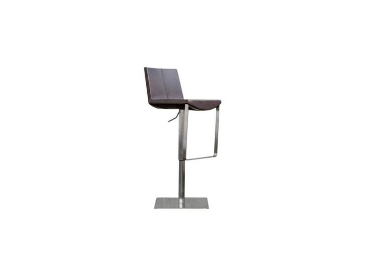 Kawola Barhocker FES Dunkelbraun Kunstleder, Leder, 42x85x51 cm, Esszimmer, Barmöbel, Barhocker