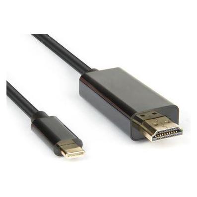 Hamlet XVAUC-HDM4K20 Videokabel und Adapter 2 m USB Typ-C HDMI Typ A (Standard) Schwarz (HDMI) (XVAUC-HDM4K20)