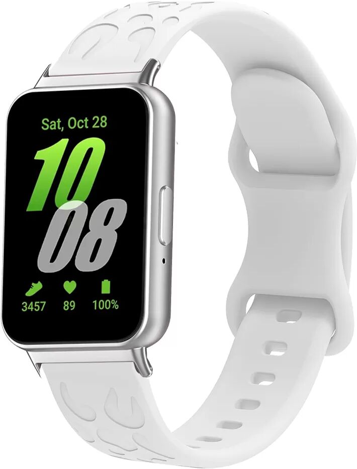 INF Silikonarmband für Samsung Galaxy Fit3 Weiß