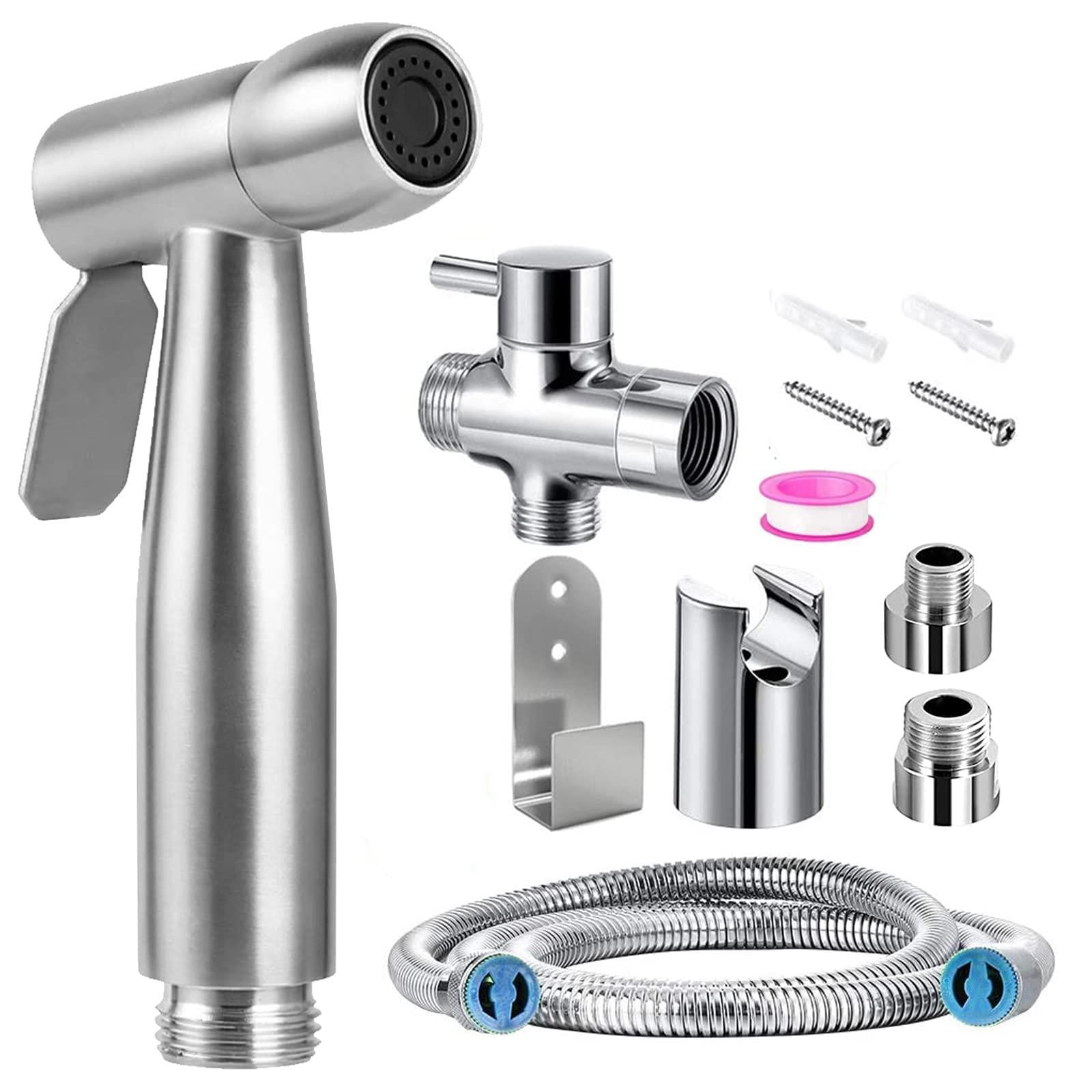 Selius Wc-handdoucheset met 3-wegventiel voor intieme hygiëne