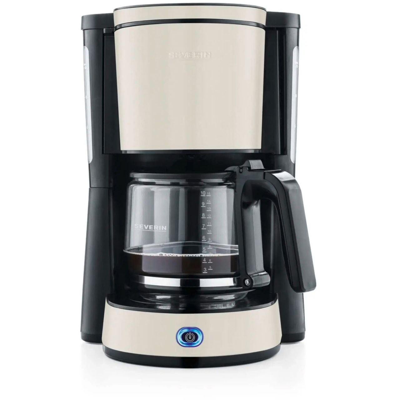 SEVERIN KA 9575 Type Kaffeemaschine beige, 10 Tassen