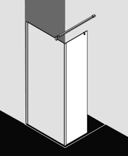 Kermi XBFFW06020VPK Festfeld Walk-In XB FFW 0600x
