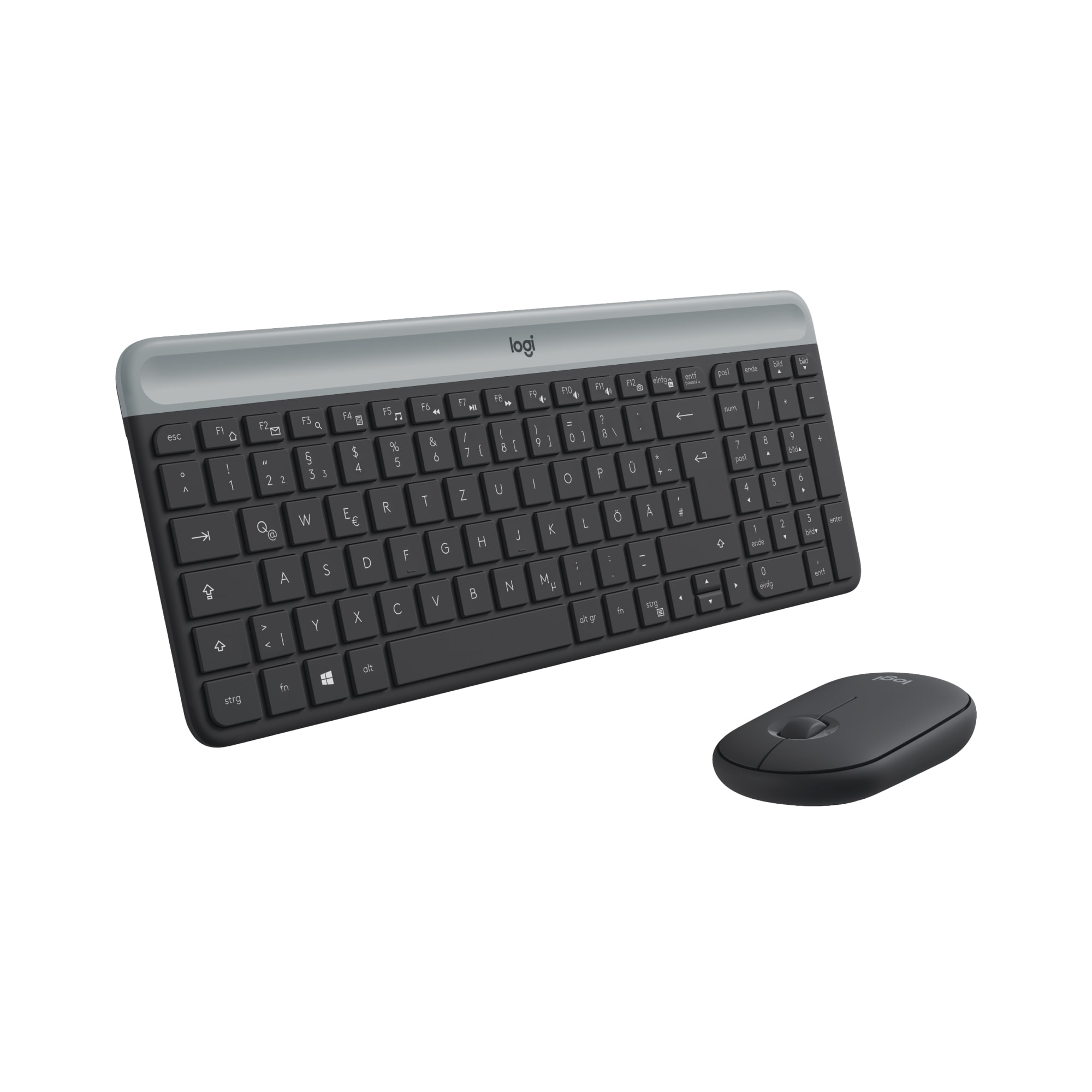 Logitech MK470 Kabellose Maus-Tastaturkombination Schwarz 920-009188