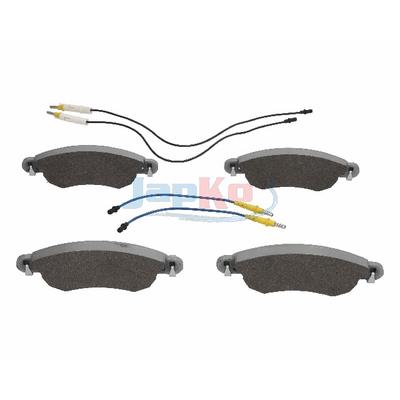 JAPKO Bremsbelagsatz, Scheibenbremse 500615 für Citroën