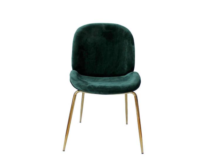 Kayoom Stuhl-Set, Grün, Messing, Metall, Kunststoff, 47x90x59 cm, abwischbar, Esszimmer, Stühle, Esszimmerstühle, Esszimmerstühle-Set