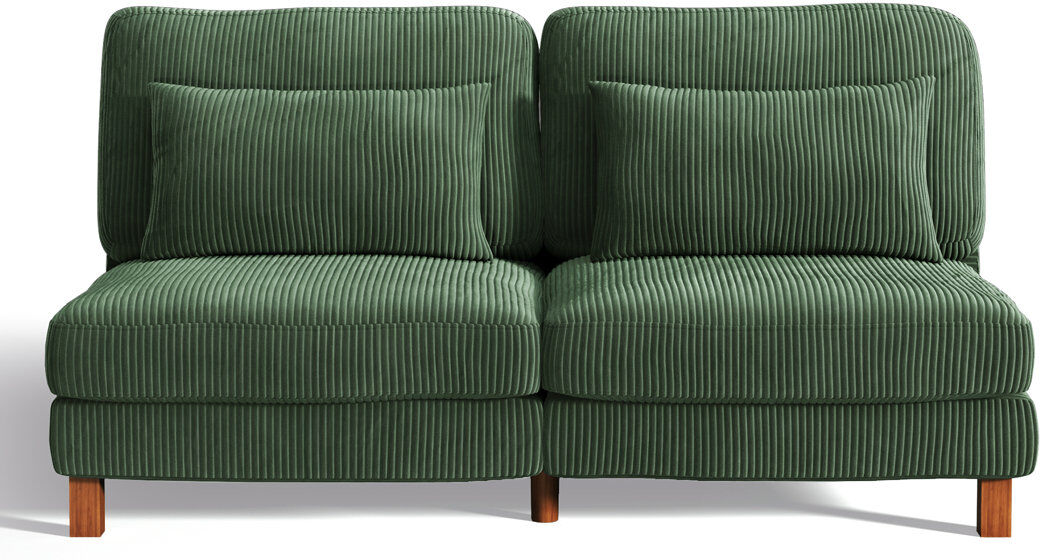 17 Stories 174Cm Loveseat Green 88cm H X 174cm W X 94cm D