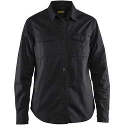Blakläder Damen Twill Hemd 3208 1135 in div. Farben - schwarz - 2XL