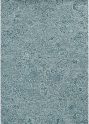 Rio Carbon Loft Streaya Sea Blue Handmade Rug