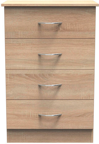 Latitude Run Crete 58 cm W Chest of 4 Drawers Bardolino 88.5cm H X 58cm W X 41.5cm D