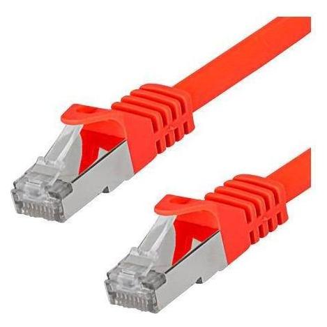 Varia Cat 7 Patchkabel S/FTP, Cat 6A Stecker, LSZH, PoE, rot, 1m (S/FTP, CAT7, 1 m) (419663)