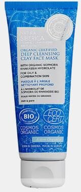 NATURA SIBERICA MASCARA FACIAL DE LIMPEZA PROFUNDA DE ARGILA 75ml