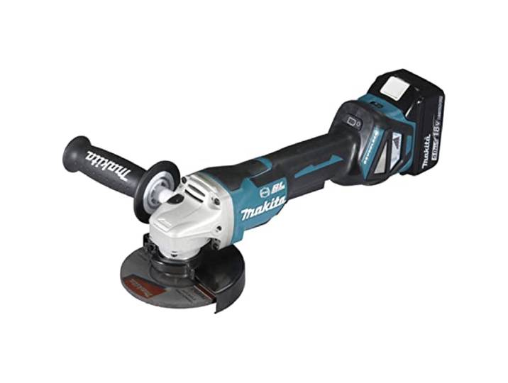 Meuleuse d'angle 18V LXT Ø125 mm (2x5\,0 Ah) en MAKPAC - MAKITA DGA517RTJ