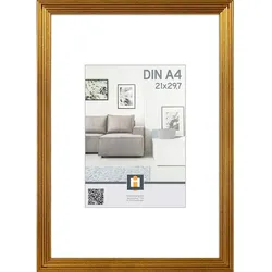 Intertrading Bilderrahmen Salerno 23,7 x 32,5 cm Kunststoff Gold