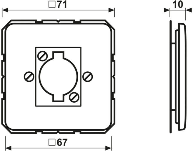 Jung Cache prise XLR aws CD 568 WW (CD568WW)